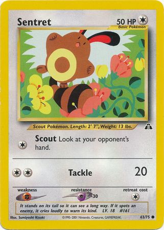 Sentret (63/75) [Neo Discovery Unlimited] | Clutch Gaming