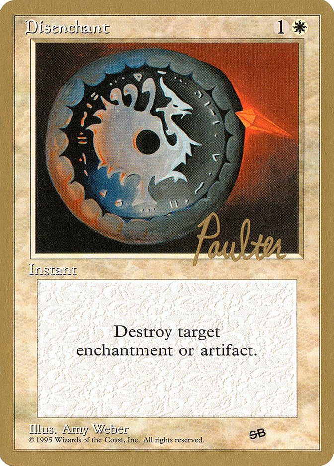 Disenchant (Preston Poulter) (SB) [Pro Tour Collector Set] | Clutch Gaming