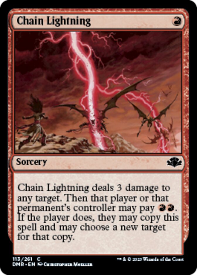 Chain Lightning [Dominaria Remastered] | Clutch Gaming