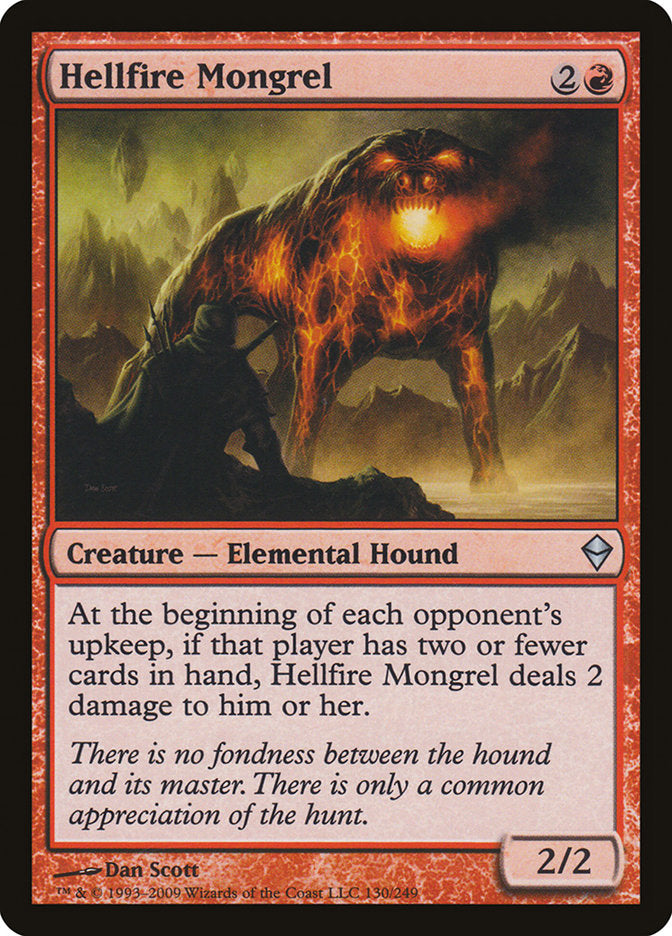 Hellfire Mongrel [Zendikar] | Clutch Gaming