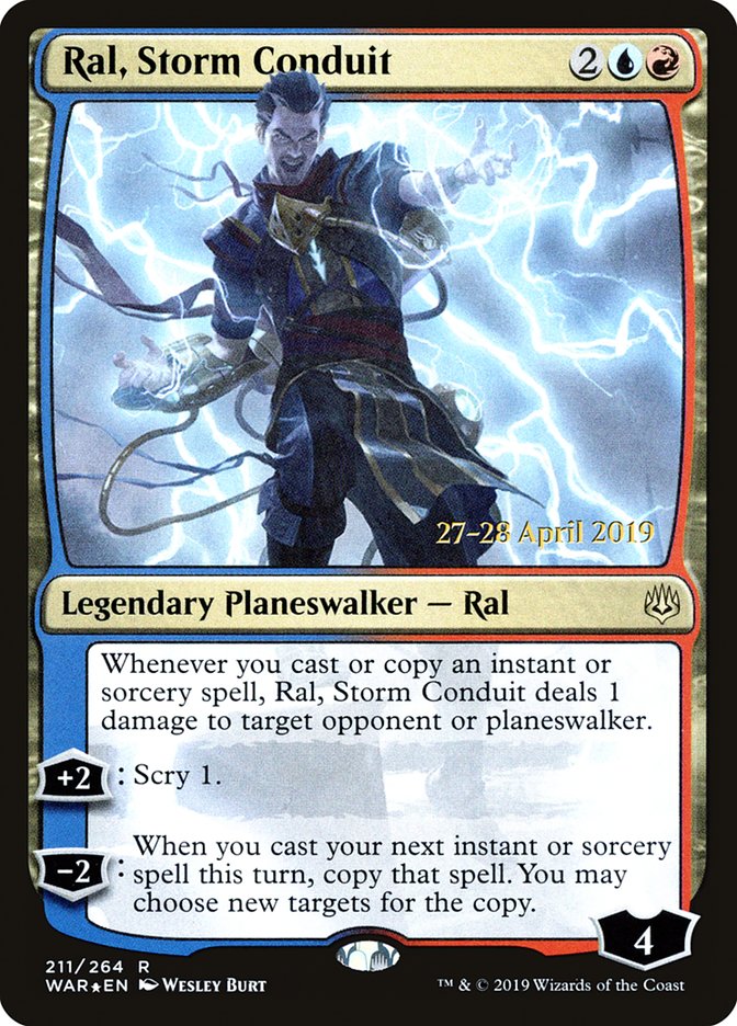 Ral, Storm Conduit [War of the Spark Prerelease Promos] | Clutch Gaming