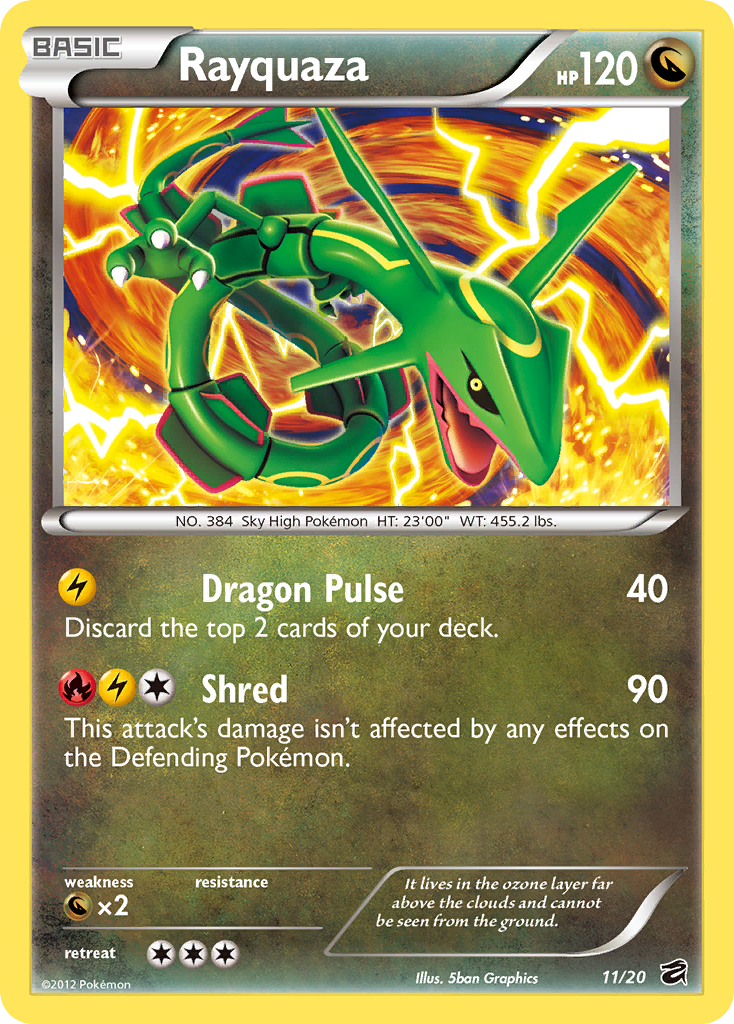 Rayquaza (11/20) [Black & White: Dragon Vault] | Clutch Gaming