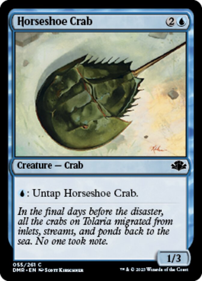 Horseshoe Crab [Dominaria Remastered] | Clutch Gaming