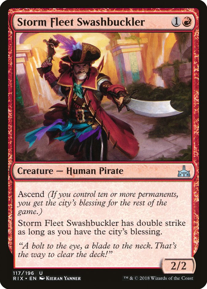 Storm Fleet Swashbuckler [Rivals of Ixalan] | Clutch Gaming