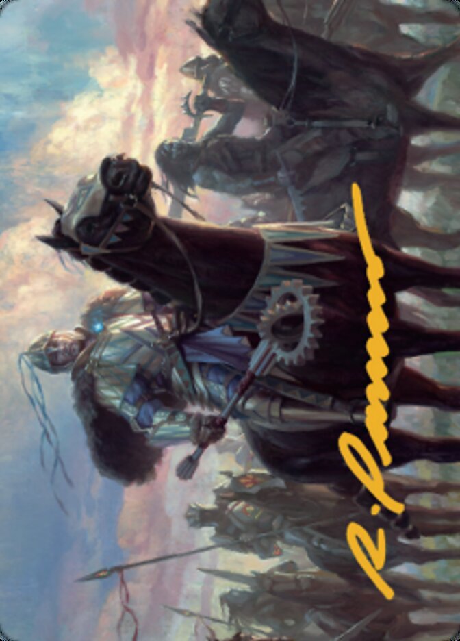 Shanid, Sleepers' Scourge Art Card (Gold-Stamped Signature) [Dominaria United Art Series] | Clutch Gaming