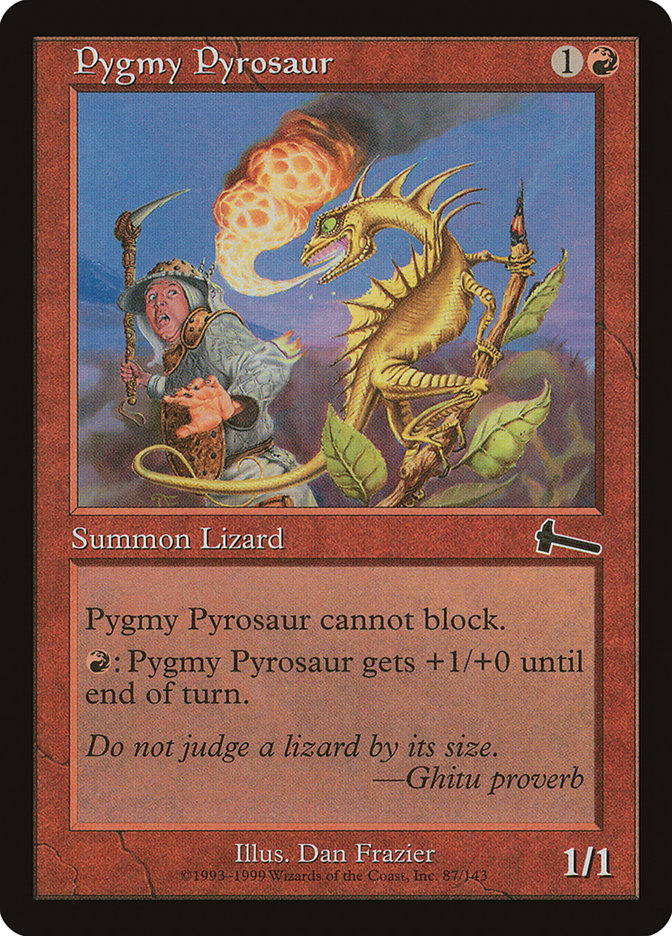 Pygmy Pyrosaur [Urza's Legacy] | Clutch Gaming