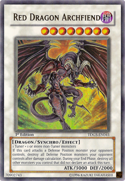 Red Dragon Archfiend [TDGS-EN041] Ultra Rare | Clutch Gaming