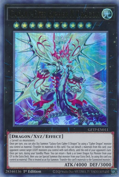 Galaxy-Eyes Cipher X Dragon [GFTP-EN011] Ultra Rare | Clutch Gaming