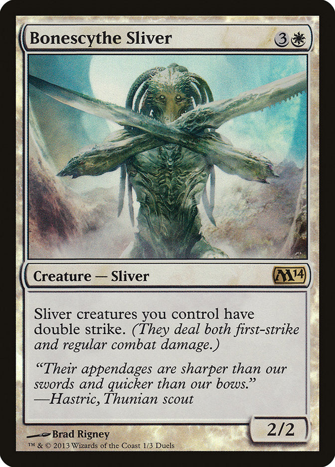 Bonescythe Sliver (Duels of the Planeswalkers Promos) [Duels of the Planeswalkers Promos 2013] | Clutch Gaming