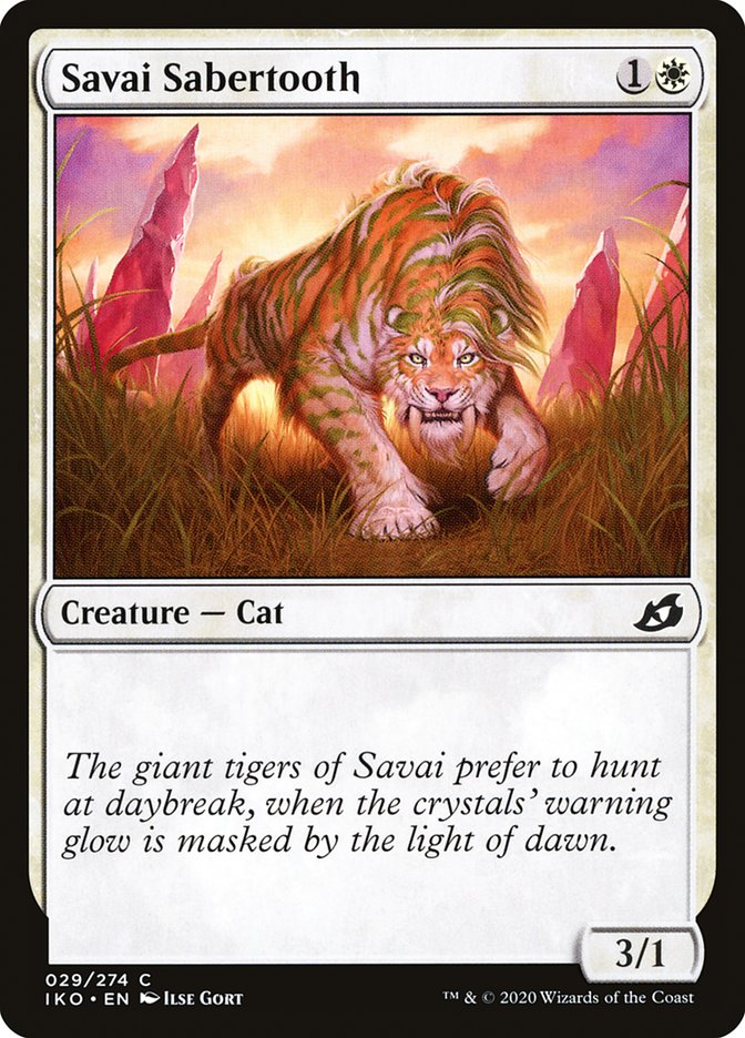 Savai Sabertooth [Ikoria: Lair of Behemoths] | Clutch Gaming