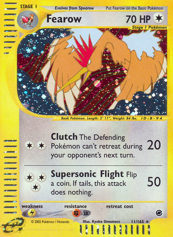 Fearow (11/165) [Expedition: Base Set] | Clutch Gaming