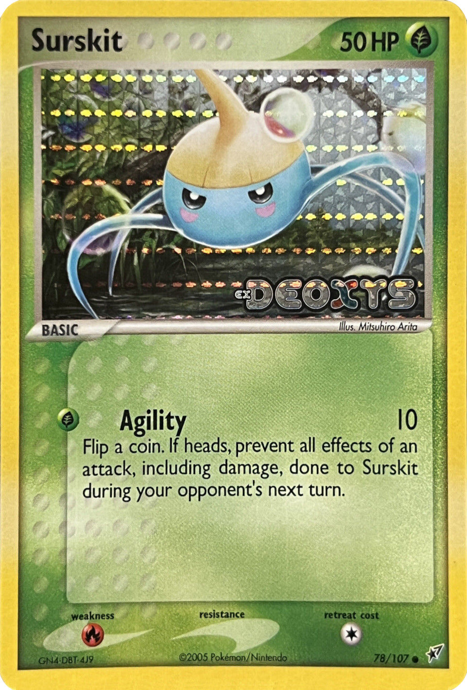 Surskit (78/107) (Stamped) [EX: Deoxys] | Clutch Gaming