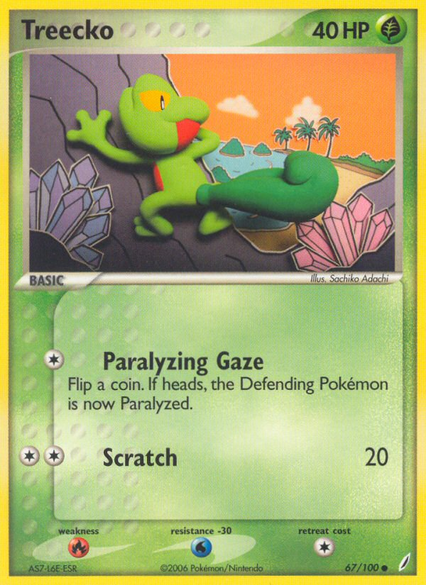 Treecko (67/100) [EX: Crystal Guardians] | Clutch Gaming