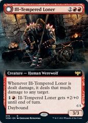 Ill-Tempered Loner // Howlpack Avenger (Extended Art) [Innistrad: Crimson Vow] | Clutch Gaming