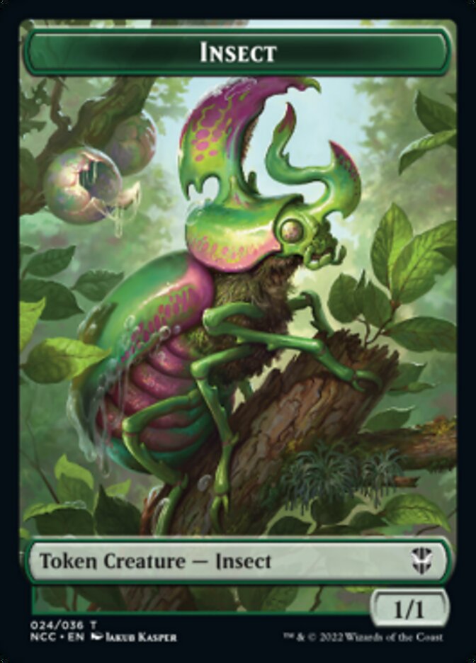 Ogre // Insect Double-Sided Token [Streets of New Capenna Commander Tokens] | Clutch Gaming