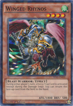 Winged Rhynos [BP03-EN030] Shatterfoil Rare | Clutch Gaming