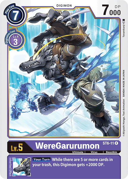 WereGarurumon [ST6-11] [Starter Deck: Venomous Violet] | Clutch Gaming