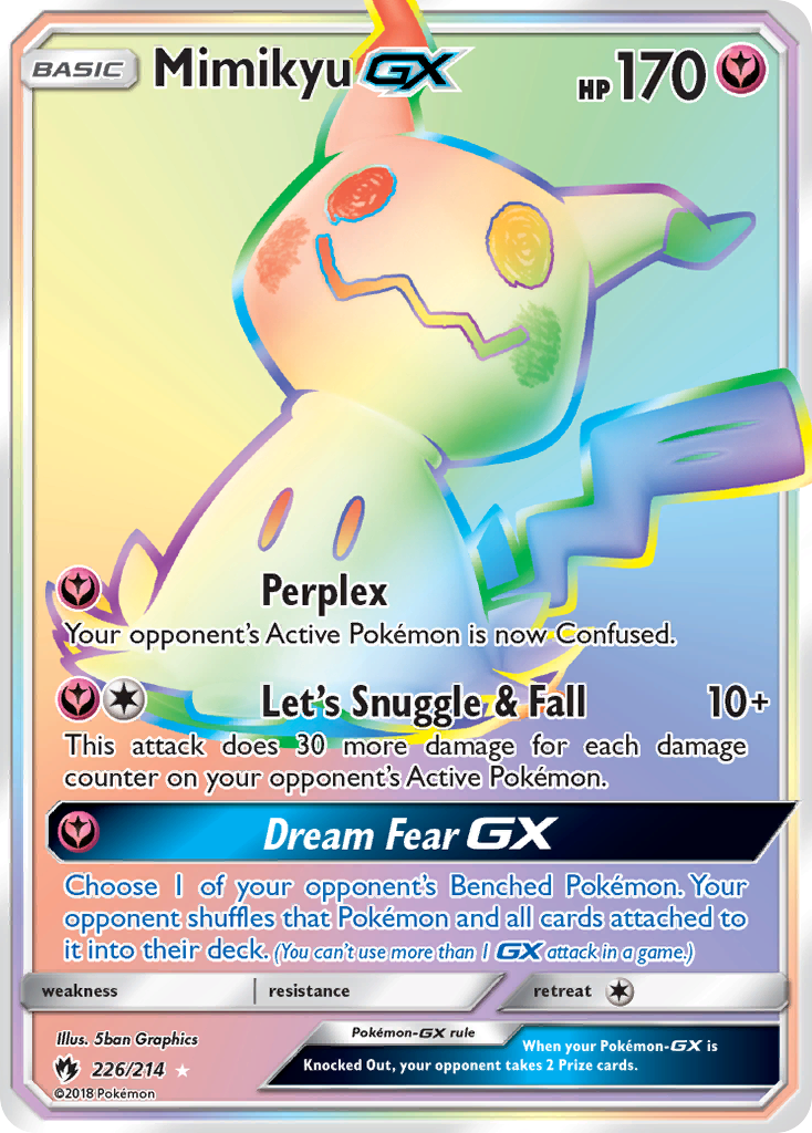 Mimikyu GX (226/214) [Sun & Moon: Lost Thunder] | Clutch Gaming