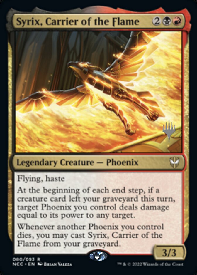 Syrix, Carrier of the Flame (Promo Pack) [Streets of New Capenna Commander Promos] | Clutch Gaming