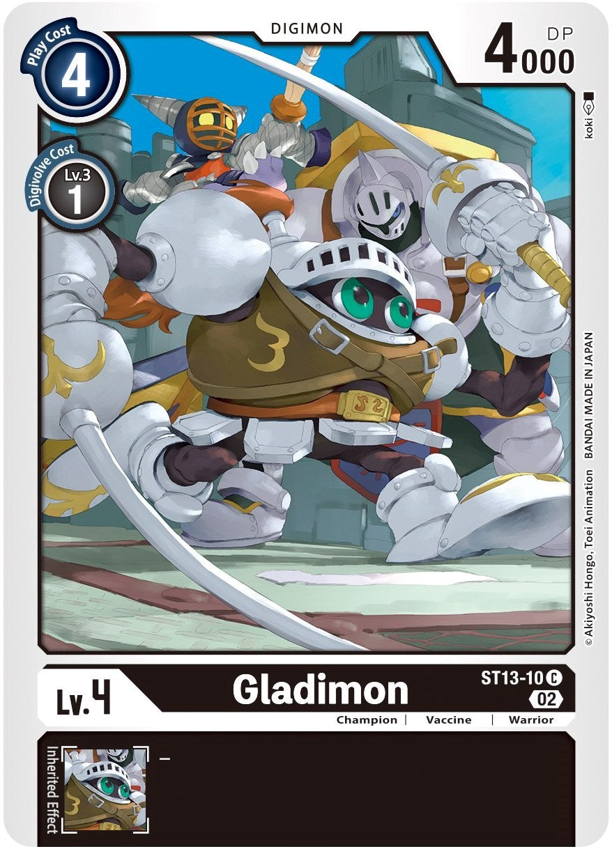 Gladimon [ST13-10] [Starter Deck: Ragnaloardmon] | Clutch Gaming