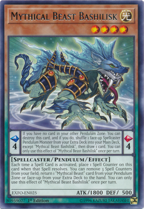 Mythical Beast Bashilisk [EXFO-EN025] Rare | Clutch Gaming