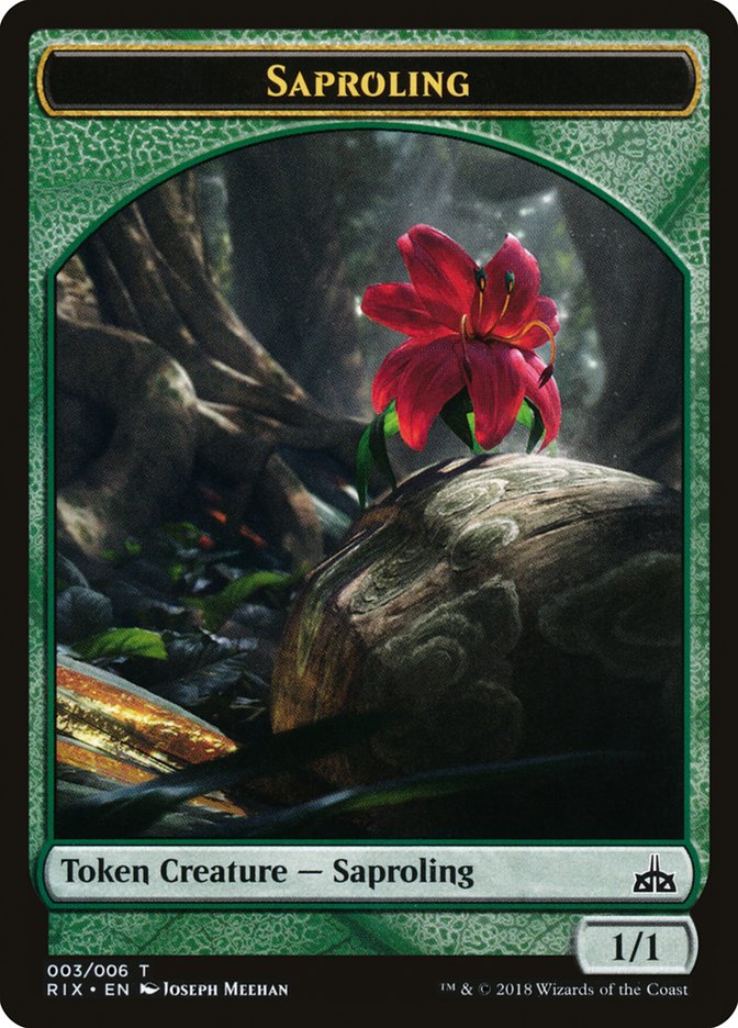 Saproling Token [Rivals of Ixalan Tokens] | Clutch Gaming