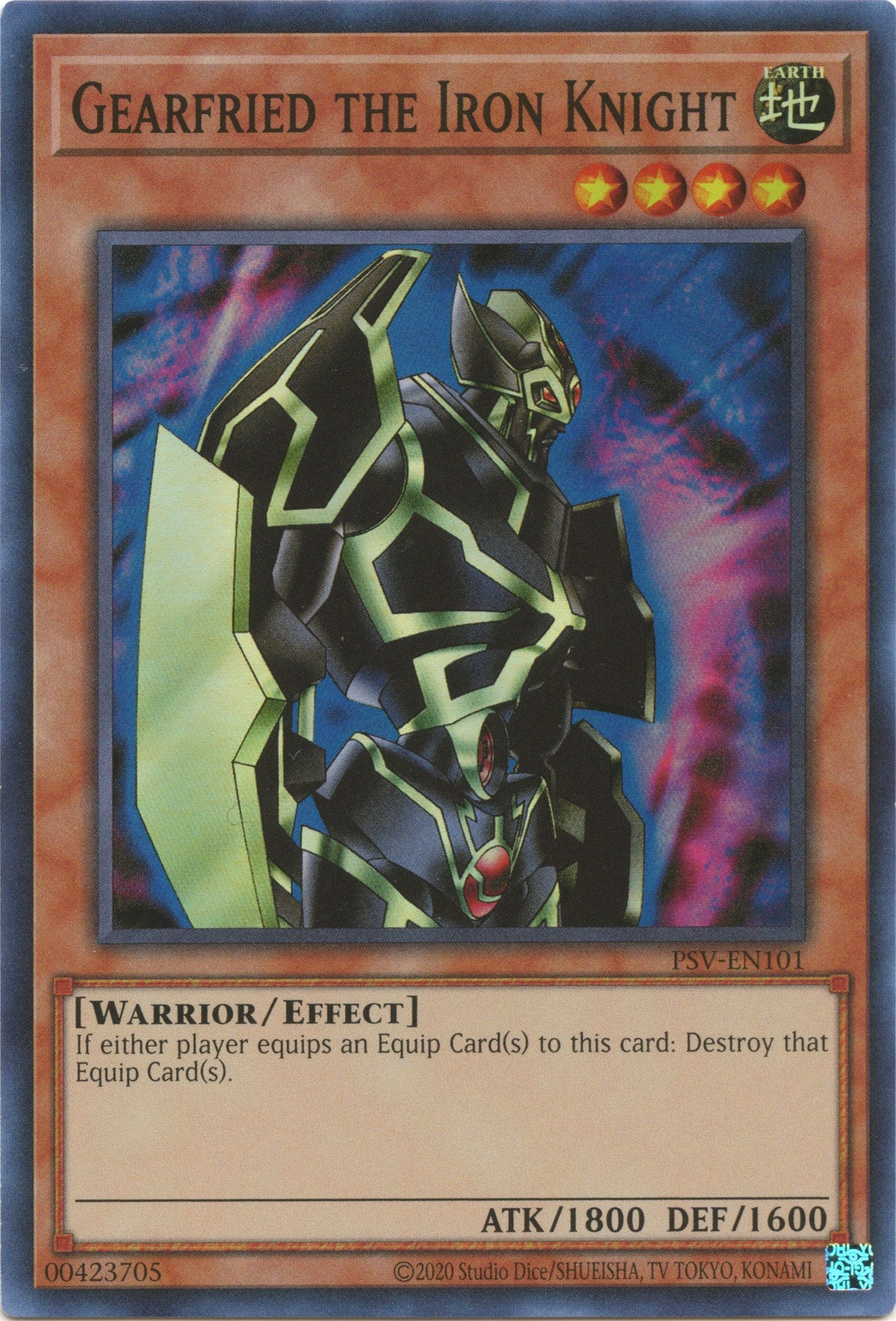 Gearfried the Iron Knight (25th Anniversary) [PSV-EN101] Super Rare | Clutch Gaming