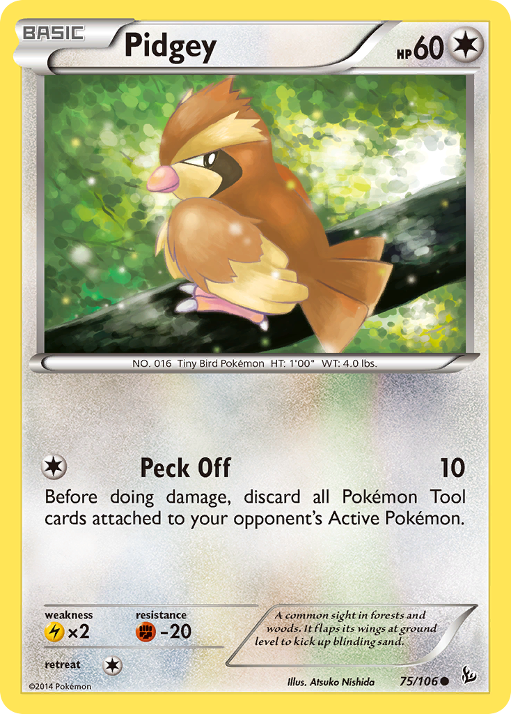 Pidgey (75/106) [XY: Flashfire] | Clutch Gaming