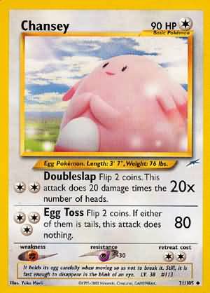 Chansey (31/105) [Neo Destiny Unlimited] | Clutch Gaming