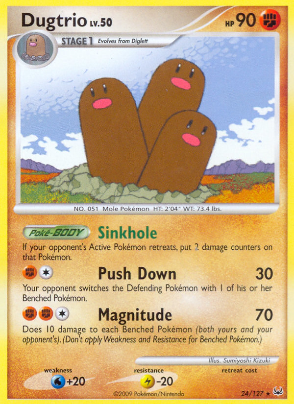 Dugtrio (24/127) [Platinum: Base Set] | Clutch Gaming