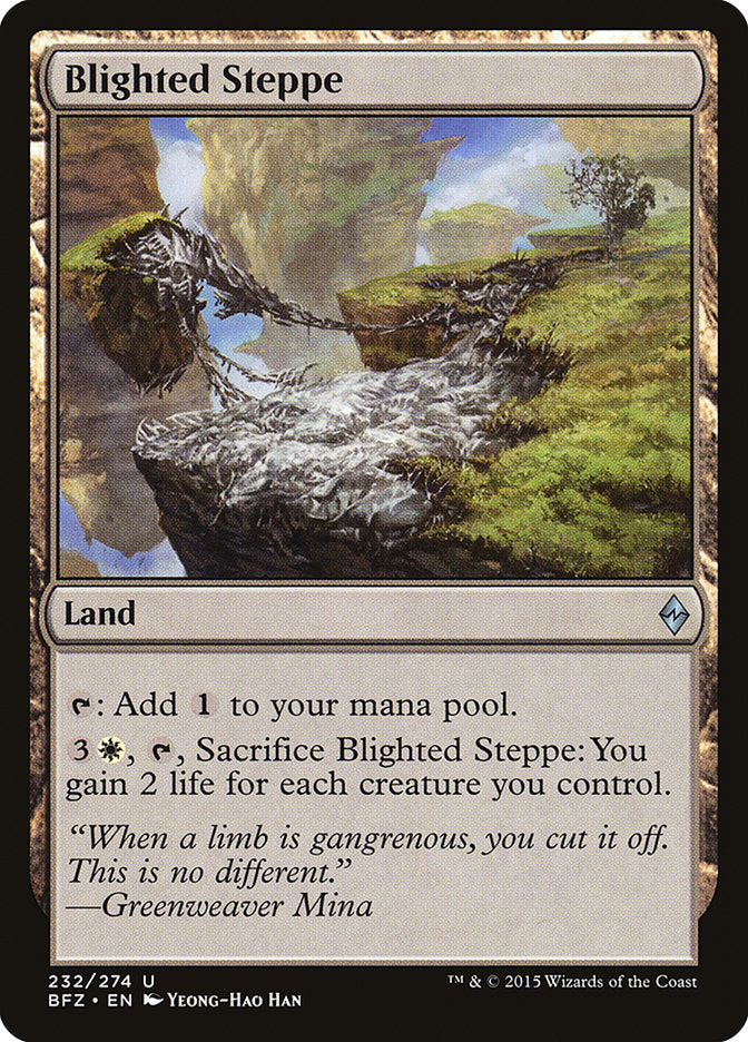 Blighted Steppe [Battle for Zendikar] | Clutch Gaming
