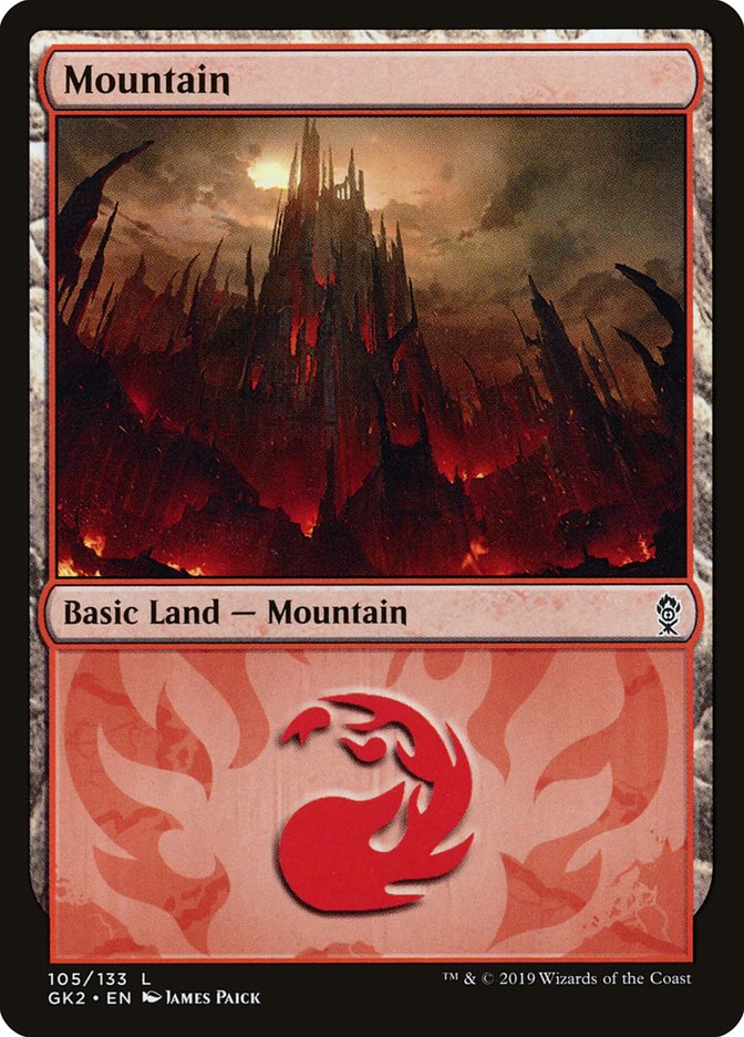 Mountain (105) [Ravnica Allegiance Guild Kit] | Clutch Gaming