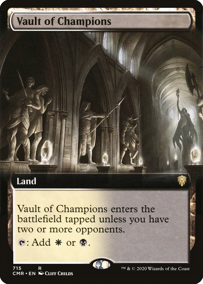 Vault of Champions (Extended Art) [Commander Legends] | Clutch Gaming