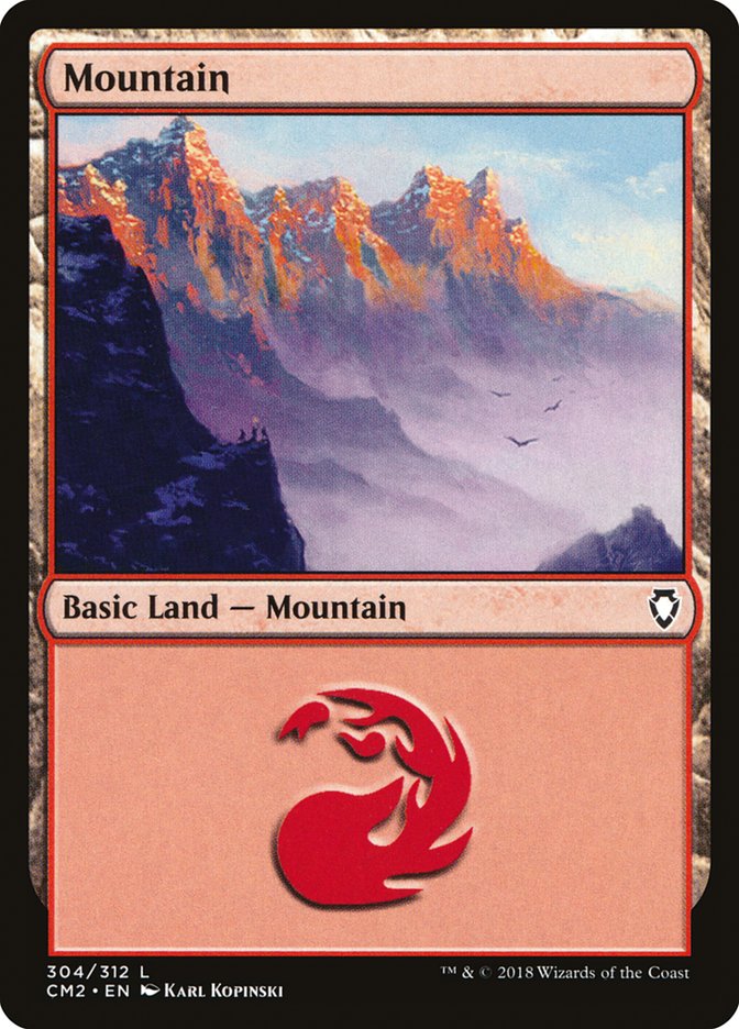 Mountain (304) [Commander Anthology Volume II] | Clutch Gaming