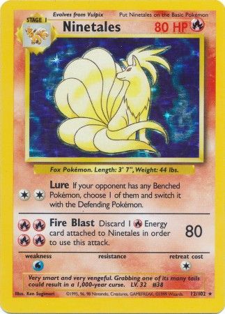 Ninetales (12/102) [Base Set Unlimited] | Clutch Gaming