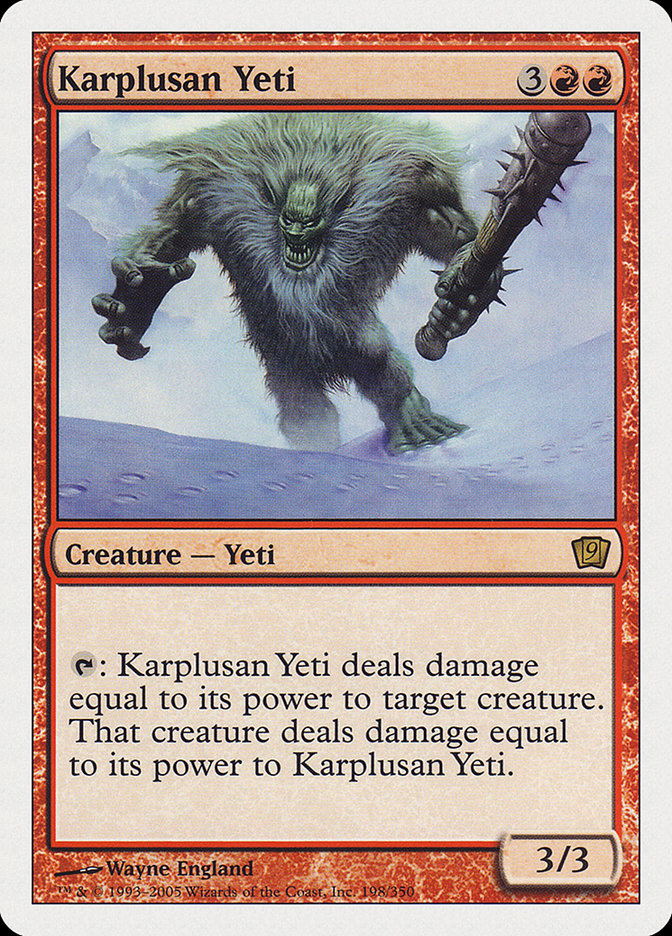 Karplusan Yeti [Ninth Edition] | Clutch Gaming