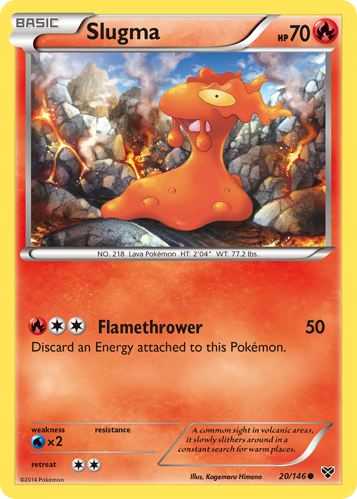 Slugma (20/146) [XY: Base Set] | Clutch Gaming