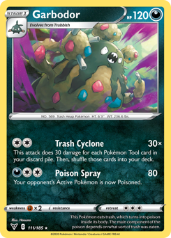 Garbodor (111/185) [Sword & Shield: Vivid Voltage] | Clutch Gaming