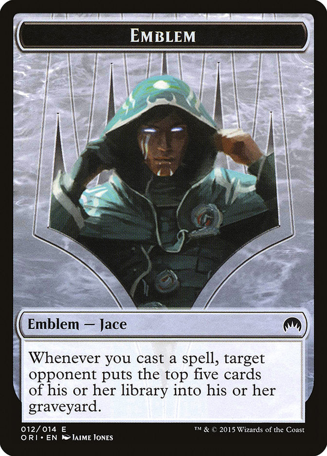 Jace, Telepath Unbound Emblem [Magic Origins Tokens] | Clutch Gaming