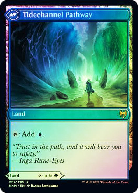 Barkchannel Pathway // Tidechannel Pathway [Kaldheim Prerelease Promos] | Clutch Gaming