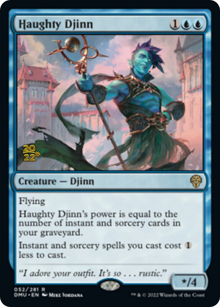 Haughty Djinn [Dominaria United Prerelease Promos] | Clutch Gaming