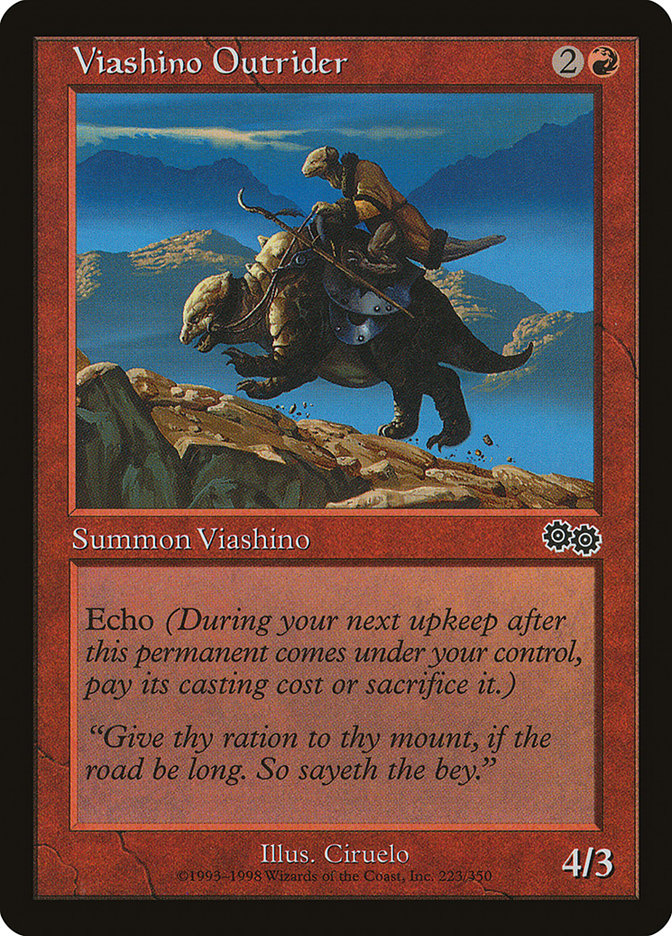 Viashino Outrider [Urza's Saga] | Clutch Gaming