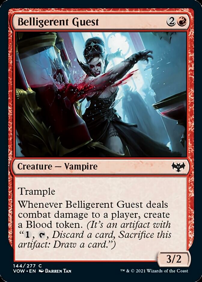 Belligerent Guest [Innistrad: Crimson Vow] | Clutch Gaming