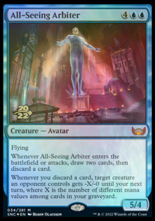 All-Seeing Arbiter [Streets of New Capenna Prerelease Promos] | Clutch Gaming