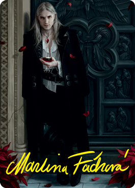 Sorin the Mirthless 1 Art Card (Gold-Stamped Signature) [Innistrad: Crimson Vow Art Series] | Clutch Gaming