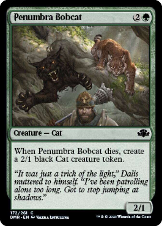 Penumbra Bobcat [Dominaria Remastered] | Clutch Gaming