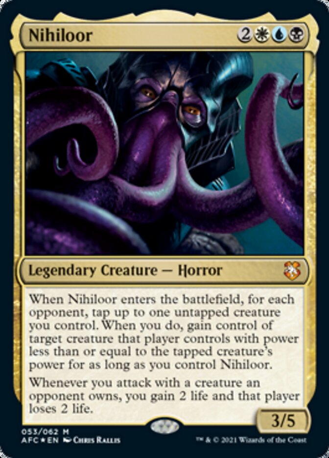 Nihiloor [Dungeons & Dragons: Adventures in the Forgotten Realms Commander] | Clutch Gaming