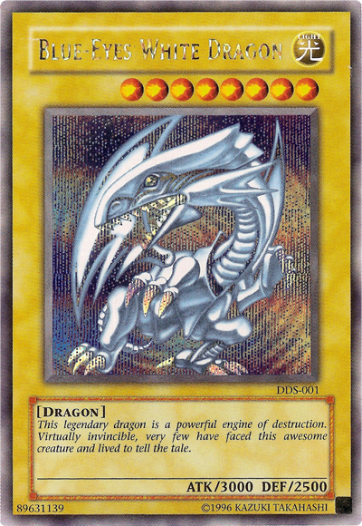 Blue-Eyes White Dragon (Dark Duel Stories) [DDS-001] Secret Rare | Clutch Gaming