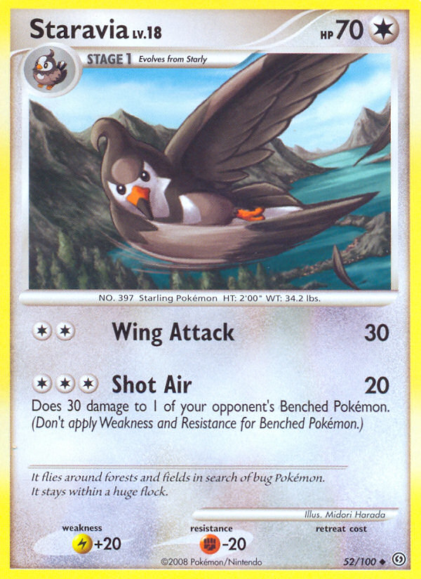 Staravia (52/100) [Diamond & Pearl: Stormfront] | Clutch Gaming