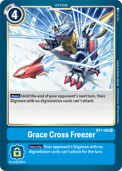 Grace Cross Freezer [BT1-100] [Release Special Booster Ver.1.5] | Clutch Gaming